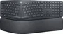Logitech K860 Ergo Teclado Ergonómico Inalámbrico 100% Completo Gris - Diseño Dividido Reposamuñecas Teclas Multimedia