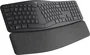 Logitech K860 Ergo Teclado Ergonómico Inalámbrico 100% Completo Gris - Diseño Dividido Reposamuñecas Teclas Multimedia