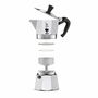 Bialetti Moka Express Cafetera Italiana de Acero Inoxidable, 18 Tazas (810 ml), Apta para Todo Tipo de Fuegos Excepto Inducción