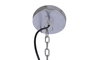 DKD Home Decor Lámpara de Techo Metal Plateada 30x30x55 cm