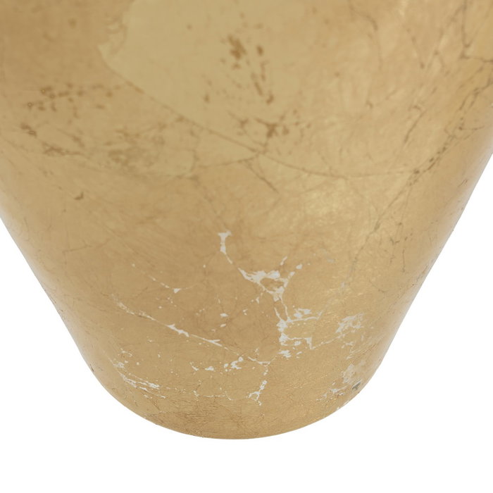 Centro Mesa Dorado Cristal Decoración 23,50 X 14 cm