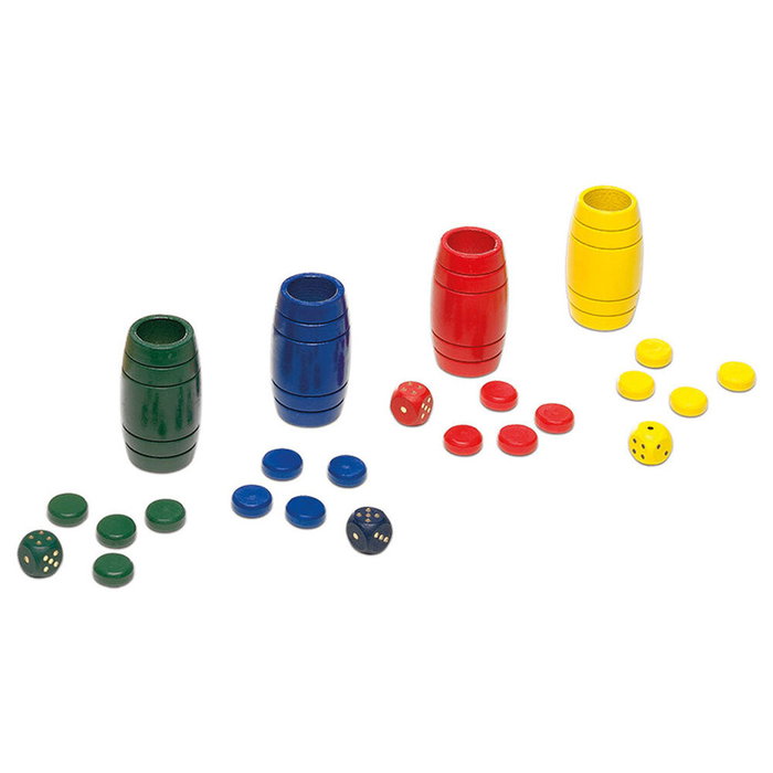 Cayro Accesorios de Parchís de Madera para 4 Jugadores Cayro Accesorios de Parchís de Madera para 4 Jugadores