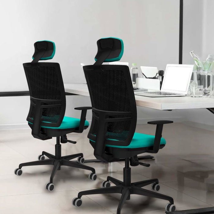 PIQUERAS Y CRESPO Silla de oficina Yunquera con mecanismo Sincro, Amarillo y Negro PIQUERAS Y CRESPO Silla de oficina Yunquera con mecanismo Sincro, Amarillo y Negro