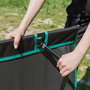 Aktive Cama plegable de camping negra con bolsa de transporte