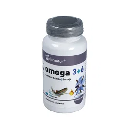 PLANNATUR Omega 3+6 Borraja + Salmon 500Mg 120 Perlas - Complemento de Ácidos Grasos Esenciales