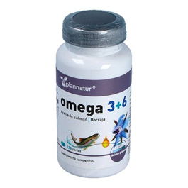 PLANNATUR Omega 3+6 Borraja + Salmon 500Mg 120 Perlas