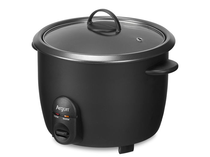 Argon Olla Arrocera Eléctrica Negro Mate 1.8L 700W 32x26.5x28cm (Set de 4)