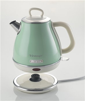 Ariete 2868/04 Hervidor Vintage 1 Litro Verde con Filtro Metal y Apagado Automático