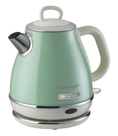 Ariete 2868/04 Hervidor Vintage 1 Litro Verde con Filtro Metal y Apagado Automático
