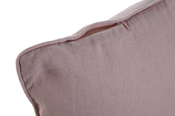 DKD Home Decor Cojín Algodón Poliéster Rosa Palo con Botones Coco DKD Home Decor Cojín Algodón Poliéster Rosa Palo con Botones Coco