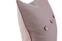 DKD Home Decor Cojín Algodón Poliéster Rosa Palo con Botones Coco