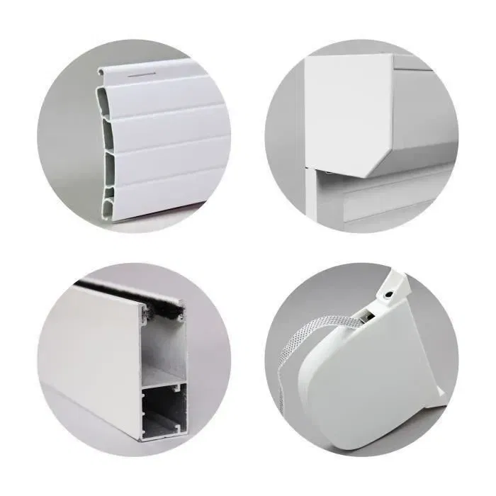 France Combi Persiana Enrollable PVC Correa Manual 100 x 120 cm