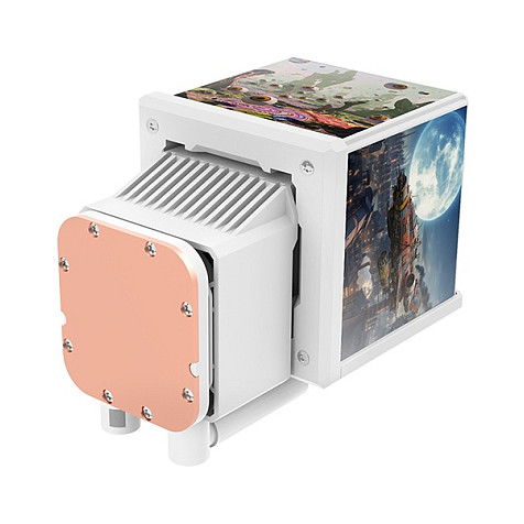 Thermaltake MINECUBE 360 Ultra AIO Kit Refrigeración Líquida ARGB, 3 Ventiladores 120mm, Blanco, 500-2000 RPM, 32.5 dB