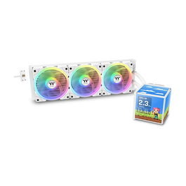 Thermaltake MINECUBE 360 Ultra AIO Kit Refrigeración Líquida ARGB, 3 Ventiladores 120mm, Blanco, 500-2000 RPM, 32.5 dB