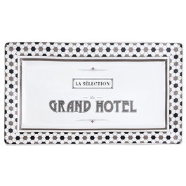 Home Deco Factory Plato Bandeja Grand Hotel 34x20x3.4 cm