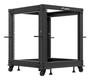 LANBERG Armario Rack Abierto 12U 19 Pulgadas Negro