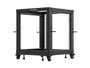 LANBERG Armario Rack Abierto 12U 19 Pulgadas Negro