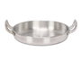 KINVARA Sartén de Aluminio con Asas de 24 cm, Plata