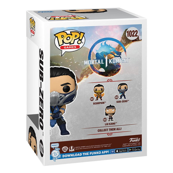 FUNKO Figura POP Mortal Kombat Sub-Zero FUNKO Figura POP Mortal Kombat Sub-Zero