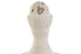 DKD Home Decor Decoración Resina Decapé Blanco 23x23x51
