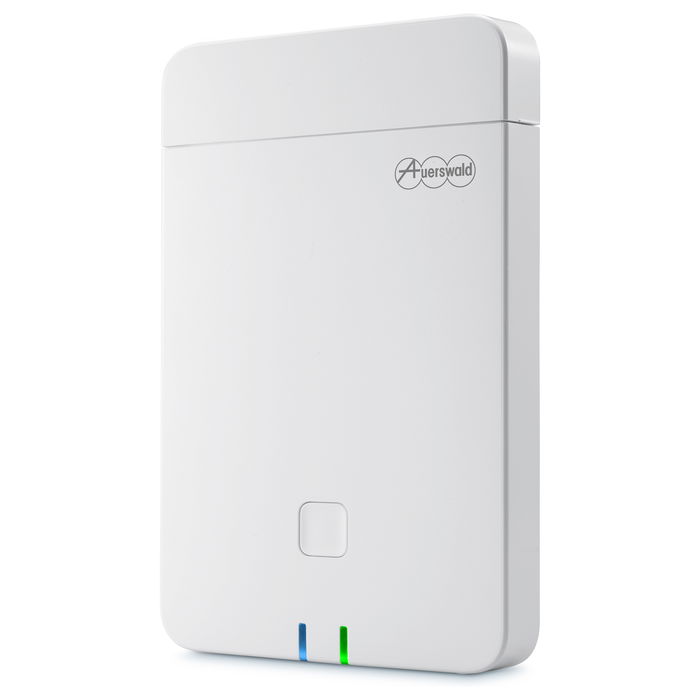 Auerswald COMfortel WS-500S Sistema Telefónico IP con 120 Canales, Codecs G.711/G.722/G.729ab, 20 Auriculares, Blanco, Rango Temp. 5 a 45°C