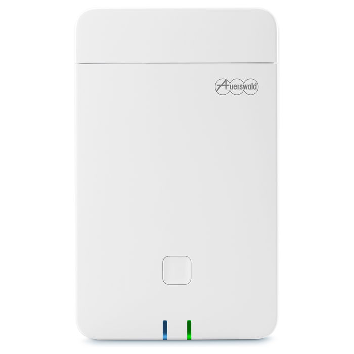 Auerswald COMfortel WS-500S Sistema Telefónico IP con 120 Canales, Codecs G.711/G.722/G.729ab, 20 Auriculares, Blanco, Rango Temp. 5 a 45°C