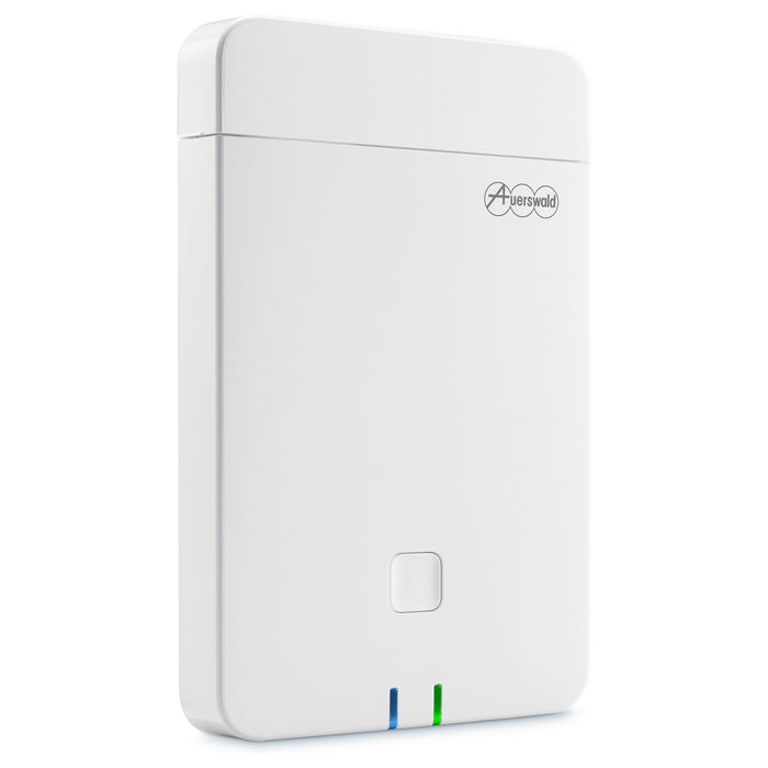 Auerswald COMfortel WS-500S Sistema Telefónico IP con 120 Canales, Codecs G.711/G.722/G.729ab, 20 Auriculares, Blanco, Rango Temp. 5 a 45°C