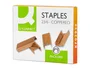 Q-connect Grapas nº 23/6 cobreadas