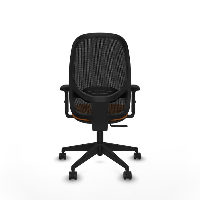 PIQUERAS Y CRESPO Silla de oficina Cilanco Naranja y Negro