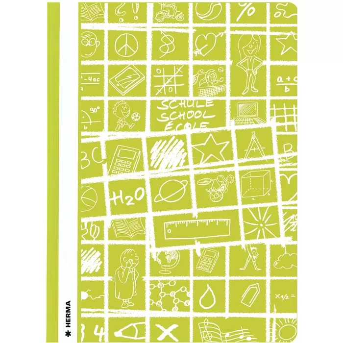 Herma Archivador A4 Schoolydoo 19367, Polipropileno (PP), Verde Hellgrün, 10 unidades