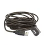 Gembird Cable de Extensión USB 2.0 Activo 5m UAE-01-5M Negro