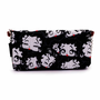 Betty Boop Billetero con Cadena al Hombro Soft Noir, 12 Departamentos para Tarjetas, PVC, Color Negro