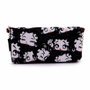 Betty Boop Billetero con Cadena al Hombro Soft Noir, 12 Departamentos para Tarjetas, PVC, Color Negro