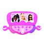 Lexibook Micrófono de Barbie LEX1695286887130 con Soporte Ajustable, 2 Micrófonos, Efectos de Voz y Altavoz Bluetooth