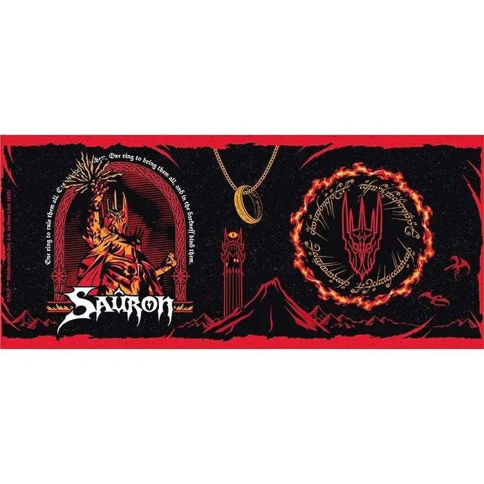 Abystyle Taza El Señor de los Anillos Sauron 460 ml Cerámica Alta Calidad para Fans de Tolkien Ideal Regalo Coleccionista