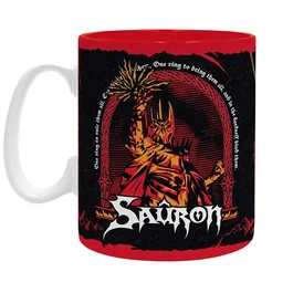 Abystyle Taza El Señor de los Anillos Sauron 460 ml Cerámica Alta Calidad para Fans de Tolkien Ideal Regalo Coleccionista