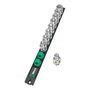 Wera Vasos Hexagonales 1/2 Pulgada Rail C4 Juego 9 Piezas 10-19 mm con Riel Magnético y Sistema Take it Easy Twist to Unlock