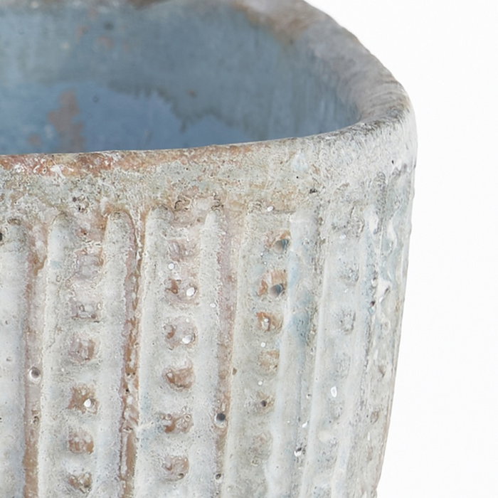 Macetero Cemento Decoración 22,70 X 22,70 X 13,50 cm