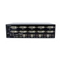StarTech.com Conmutador KVM Switch Dual Monitor 4 Ordenadores 2 Monitores DVI 4 Puertos USB 2048x1536 3.5mm Audio Negro