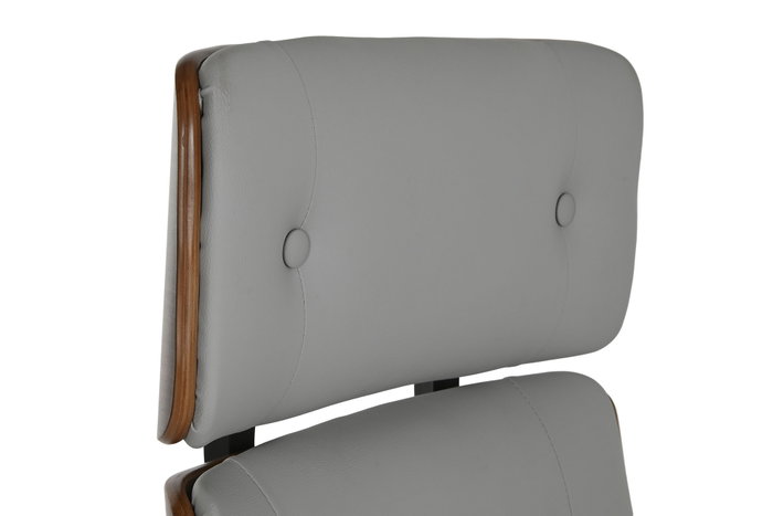 DKD Home Decor Silla de PU y Madera con Ruedas Beige