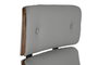 DKD Home Decor Silla de PU y Madera con Ruedas Beige