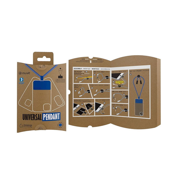 muvit for change colgante universal compatible con fundas azul