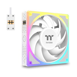 Thermaltake CL-F213-PL14SW-A Ventilador TOUGHFAN EX 140 ARGB Sync Blanco Pack 3 Unidades 140mm