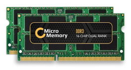 CoreParts Kit de Memoria 16 GB (2 x 8 GB) DDR3 PC3 12800 SO-DIMM 1600 MHz