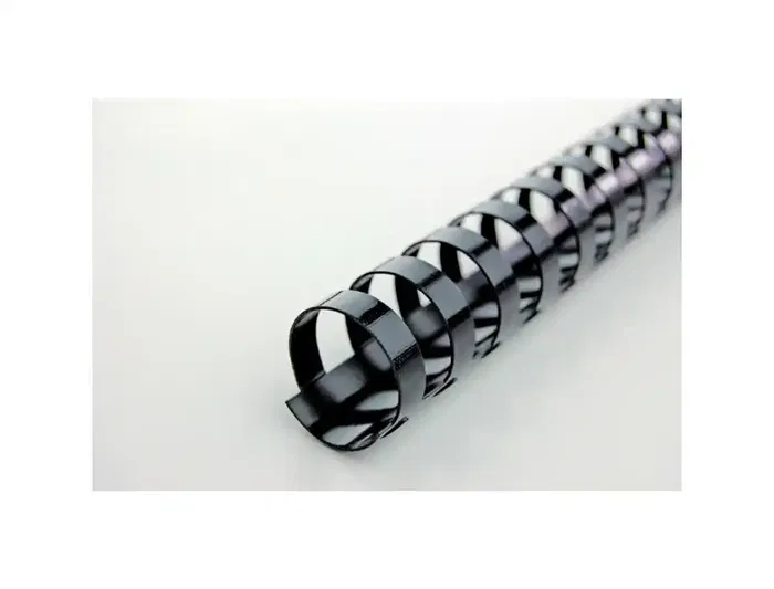 Gbc Canutillo Plástico 25 mm Negro Caja de 50 Unidades