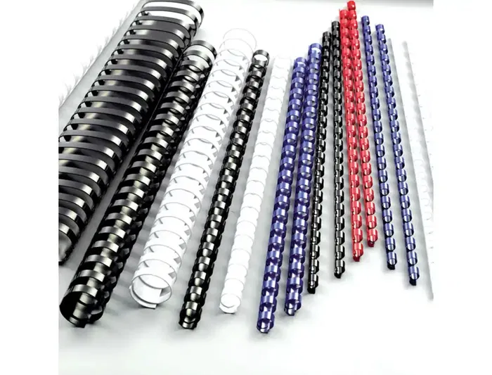 Gbc Canutillo Plástico 25 mm Negro Caja de 50 Unidades