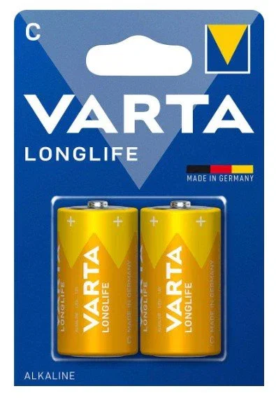 Varta Longlife C LR14 Pilas Alcalinas, Pack de 2