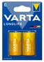 Varta Longlife C LR14 Pilas Alcalinas, Pack de 2