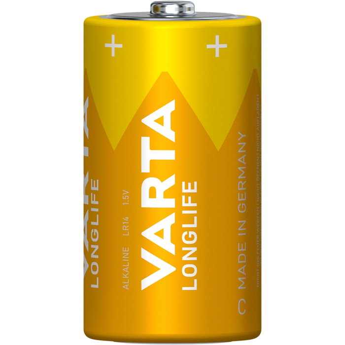 Varta Longlife C LR14 Pilas Alcalinas, Pack de 2