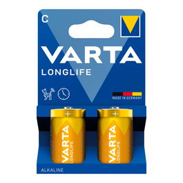 Varta Pila Alcalina LR14 C Longlife (Blister 2 uds) ø26,2 x 50 mm